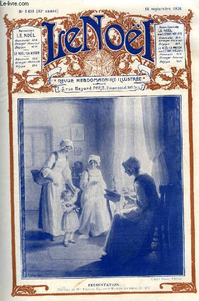 Le Nol n 1630 - Pendant qu'on coute en rond par G. D'Azambuja, Les fins dernieres par E. Duplessy, Paroles et musique, La nonne au palais (fin) par M. Barrre Affre, Tablier d't par Maryel