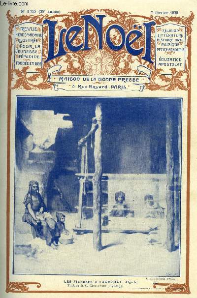Le Nol n 1755 - Quelques racontars sur les toiles par G. d'Azambuja, Le jubil extraordinaire, Bleu marine par Louis Guichard, Les saintes franaises dans l'histoire et dans l'art : sainte jeanne d'arc par C. Jglot
