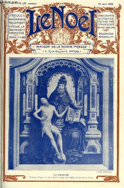 Le Nol n 1770 - Les prceptes de la morale (suite) par E. Duplessy, Le roi des archers par Ren Bazin, Dessus de berceau, crpuscule par M. Barrre Affre, Adolphe Adam par J. Bouillat, Mme d'Aulnoy (fin) par Ren Milly