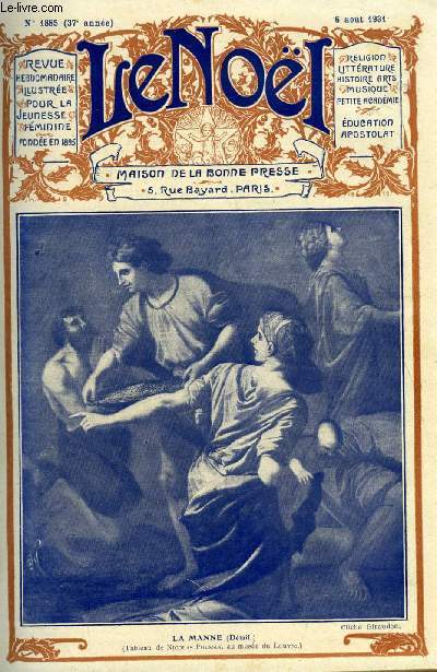 Le Nol n 1885 - Fte de lumire, Ce que le Noel doit donner a l'glise : une jeunesse panouie, Bernadette devant Marie par Henri Ghon, Les peintures de l'glise Saint Sulpice par Paul Bence, Toutes voiles dehors (suite) par Ren Duverne