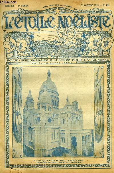 L'toile Noliste n 286 - Le flau vaincu, Le diadime vol par M. de Castille, Le fils de l'Allemande (suite) par Max Colomban, Les cloches du pays par Gabriel Vicaire, Le muet par Joseph Moutet