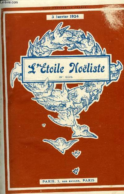 L'toile Noliste n 504 - La galette de la mre Lonard par Marcel d'Entraygues, Pour faire fortune par Jacques de Mortanges, Le cardinal Lavigerie, Marie Esprance par Max Colomban