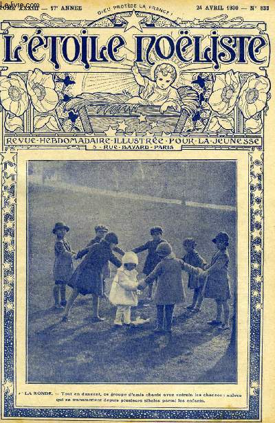 L'toile Noliste n 833 - L'esprit de paix, Le rcit de l'oncle Pierre par Jeanne Delcou, L'inde ferique et sordide, Le P. Didon (1840-1900), Charmanteville (suite) par Ren Duverne, Le sixime oeuf, Les faucons de la Maronne (suite) par Jean