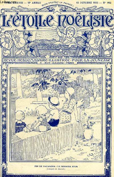 L'toile Noliste n 962 - Le sang de la vigne, Le cacique et sa famille par Valdor, Le meurtre d'Arthur de Bretagne (5 avril 1203), Lady Georgiana Fullerton (1812-1885), Le tour du monde d'une petite fille et de trois garons (suite) par Denisle