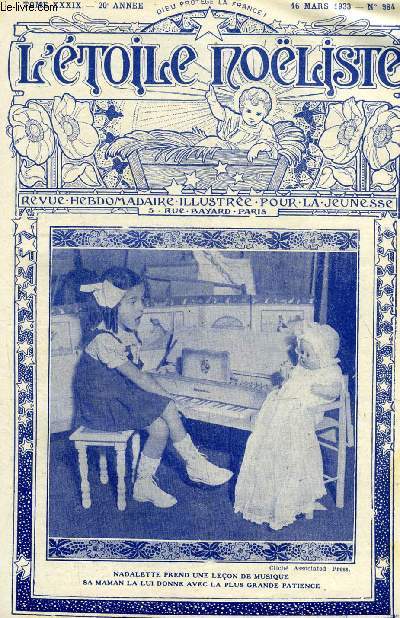 L'toile Noliste n 984 - Avec des ciseaux, Sur le bord de la route par Valdor, Le comte L. de Stolberg (1750-1819), Le tour du monde d'une petite fille et de trois garons (suite) par Denisle