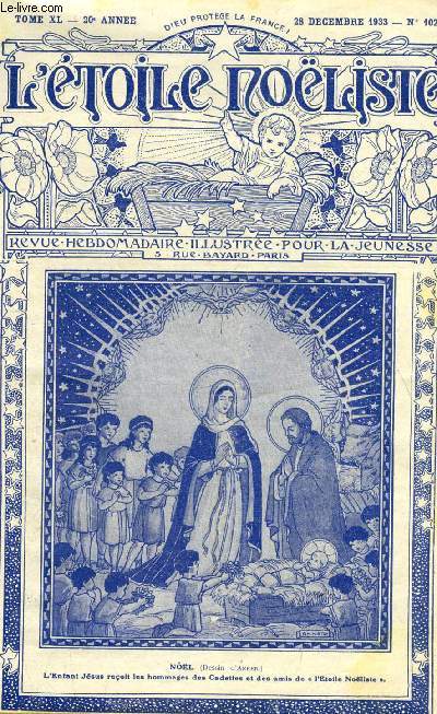 L'toile Noliste n 1025 - Noel, La filleule de Cendrillon par A. Ceyrac, Pour fter 1934, Le docteur Roux (1853-1933), Marjolaine et son chevalier (suite) par Jean de Belcayre
