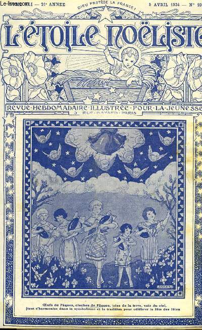 L'toile Noliste n 1039 - Joies pascales, Titi Burnous par Max Vallotte, Marie Antoinette Lix (1839-1909), Tombs du nid (suite) par Max Colomban, Marjolaine et son chevalier (suite) par Jean de Belcayre