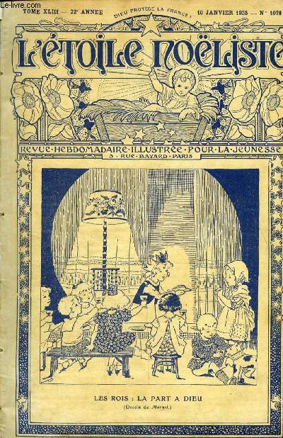 L'toile Noliste n 1079 - Manou, Guy, Nicole, L'offrande de diablotine par A. Ceyrac, Un plerinage a Nanterre au XVIIIe sicle, Le lieutenant de vaisseau Gabriel O'Byrne (1878-1917), Mademoiselle d'Artagnan (suite) par Jean Rosmer, La salamandre d'or