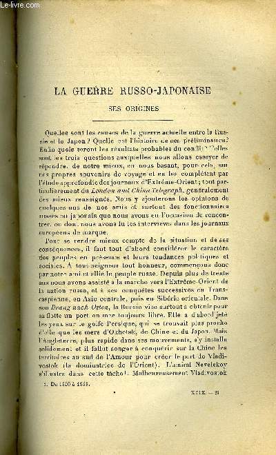 Etudes tome 99 n 6 - La guerre russo-japonaise, ses origines par A.A. Fauvel, La bienheuse Marguerite Marie par Auguste Hamon, Les primitifs franais par Pierre Suau, Les prdicateurs de la scne d'aprs M. Franois Veuillot