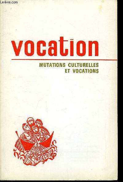 Vocation n 268 - Esquisse par Charles Couturier, Des experts ragissent, dossier d'une enqute, Deux phnomnes d'aujourd'hui : pop music par Jean Malfroy et Jean Claude Brethous, Le dsir de vivre en communaut par Jean