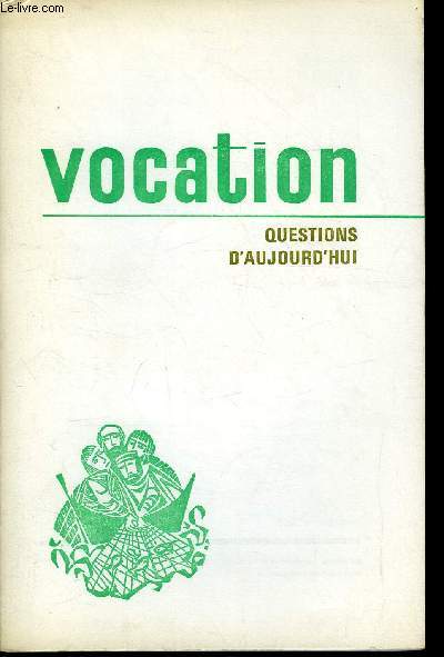 Vocation n 269 - Trois questions d'aujourd'hui, Demain, les communauts ? par Philippe Warnier, Ne gnralisons rien par Georges Cros, Des communauts chrtiennes appellent par Claude Cugnasse, Note thologique sur les formes