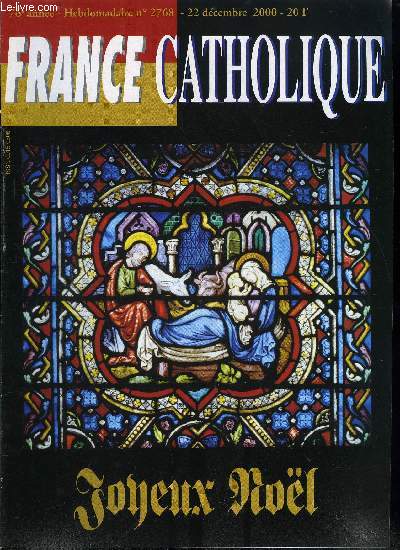 France catholique n 2768 - Etats Unis, prsidence : 36 jours plus tard par Mary Jo York, Proche Orient, Isral dboussol par Yves La Marck, La personne handicape, foi et lumire, rencontre avec Marie Hlne Mathieu, propos recueillis par M. Emmanuel