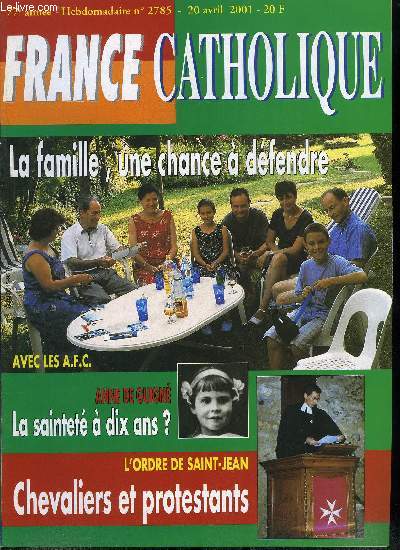 France catholique n° 2785 - Voyages et dérapages par Alice Tulle, USA/Chine, ... - Photo 1/1