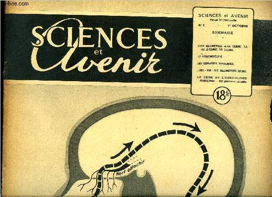 Sciences et avenir n 5 - 2 500 kilomres sous terre : la vie interne du globe, La poliomylie, Les explosifs modernes, 1 050 - 633 - 245 kilomtres-heure, La crise de l'agriculture franaise - 200 grammes de pain