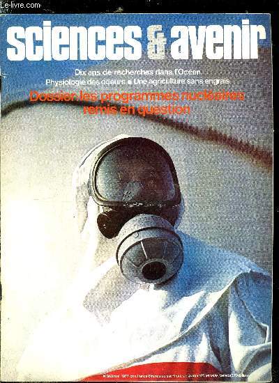 Sciences et avenir n 363 - Hydroptre contre Naviplane par Jacques Morisset, Les gravires sous la mer par Herv Ponchelet, Les programmes nuclaires remis en question par Fabien Gruhier, Un insecte en tat de sige par Vronique Mayoly Chlius