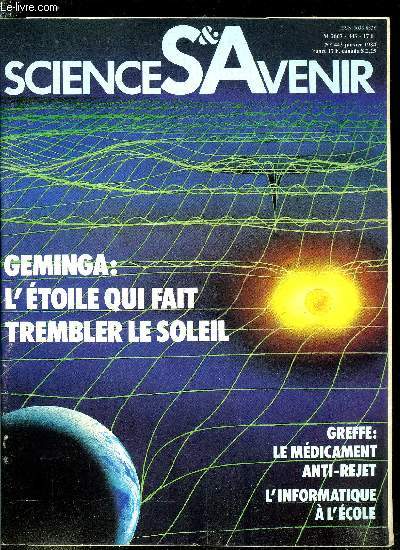 Sciences et avenir n 443 - Haute fidlit a gaz, Philippe Kourilsky, l'X en gntique par Stphane Deligeorges, Le coucher de la reine par Martine Dupuis, Un muse a la recherche de ses muses par Jacques Girardon, Des bio sculptures dans les arbres