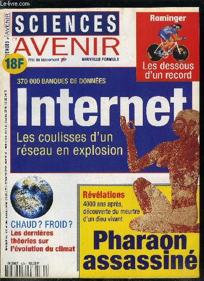 Sciences et avenir n 575 - Le flop d'Ariane fait des remous, Dcouverte du 110e lment, L'homopathie efficace, L'explosion Internet, Voyage au coeur d'un rseau, Histoire d'une rvolution, L'pope de Pretty Good Privacy, La recherche et Internet