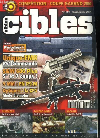 Cibles - la revue des armes & du tir n 414 - Contre exemple : la gabegie canadienne, Le S&W 686 Plus a canon de 5