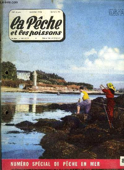 La pche et les poissons n 99 - Les cotes poissonneuses de la pointe de Bretagne par Yves Vennec, Sur les cotes du septentrion par M. Pollet, Dictionnaire du bassier par Maurice Ch. Renard, Pche a la canne en Mditerrane par C.J. Oddenino, Surf casting