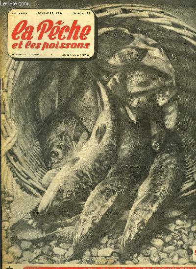 La pche et les poissons n 157 - Manoeuvres d'aguichage et amorage d'appel par Pierre Van Waesberge, Sous l'eau, sur l'eau, dans l'eau, Norvge 1958, Dfense et condamnation du porc pic par le Colonel P. Franois, Championnat du monde de pche au coup