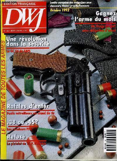 DWJ - Deutsches Waffen-Journal n 24 - Le drilling Hubertus Treff, Les armes longues de la Compagnie des Indes Orientales, Fusil d'assaut finlandais Valmet M 71, Les plus clbres fusils mitrailleurs au stand de tir, Le nouveau pistolet GC 54 de SAPL