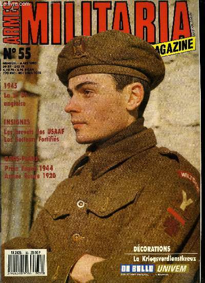 Militaria magazine n° 55 - Les lunettes de protection américaines, 1941-45 pa... - Photo 1 sur 1
