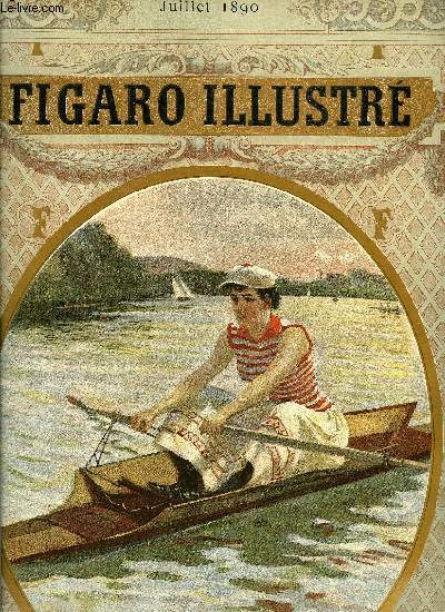 Le Figaro illustr 8e anne n 4 - Le rve par M. de Richemont, La marchande de crevettes, La fe par Andr Theuriet, Le petit monde des thatres par Thibault-Sisson, Courses d'hommes par Emile Barbier, Au bnfice de Monsieur Mayer par Edmond Cottinet