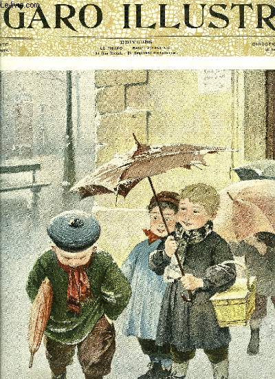 Le Figaro illustr 19e anne n 134 - Le peintre des enfants - M. Jean Geoffroy dans son atelier, Les enfants par Thibault-Sisson, Bal d'enfants, Geoffroy le peintre des enfants, En quarantaine, Education mutuelle, Libre-change, Le quart d'heure