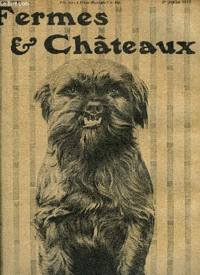 Fermes & chateaux n 95 - Nos amis les chiens par Cunisset-Carnot, Un levage de cerfs en Angleterre chez M.W. Winans par E.G. Se, Nlumbiums et nymphas par Andr Bla, L'exposition canine de Paris par Lon Corbin, Le camping dans les Pyrnes par Henry