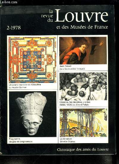 La revue du Louvre et des muses de France n 2 - Les collections de papyri arabes du muse du Louvre par Mireille Adda-Paris, Fragments de gisants avignonnais par Franoise Baron, Cinq cassoni mythologiques de la collection Campana par A.P. de Mirimonde