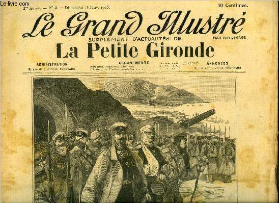 Le grand illustr n 3 - La capitulation de Port Arthur, Au Maroc, Tanger, Pourquoi les japonais ont pris Port Arthur ?, Le maitre de Forges par Georges Ohnet, Le cocher de Sir William Craggs, Carrire brise par Caroline Cassan, Dictionnaire pratique