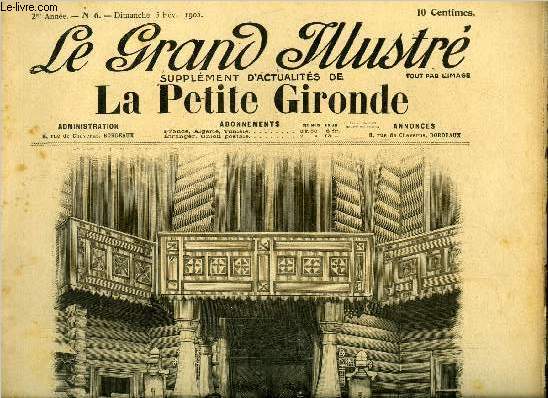 Le grand illustr n 6 - Le Tsar au milieu des officiers du rgiment Probrajensky a Krasnoi-Slo, L'meute en Russie, Les venements en Russie, Le Kniaz Souworoff, Mariage in extremis d'un paysan russe atteint par l'ordre de mobilisation, Le maitre