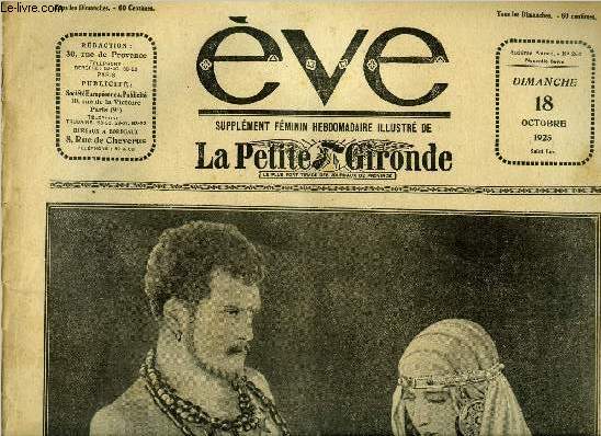 Eve n 264 - Sous la tente de Matho, Le couronnement de miss Amrica, Au muse basque, Le salon d'automne, Salammbo par Gustave Flaubert, Elgances d'automne