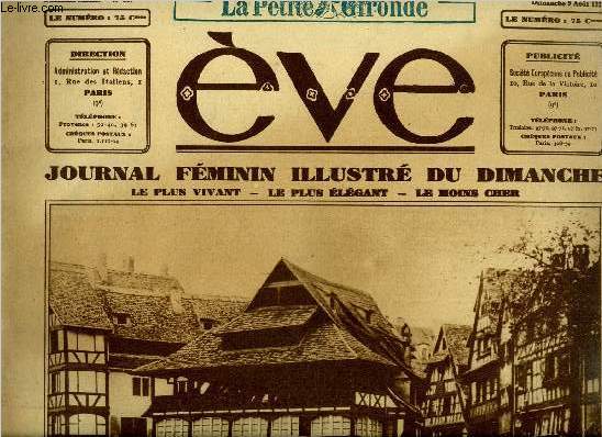 Eve n 567 - Les plus beaux sites de France, La soupe Davis reste a la France, Rive gauche, adapt par Benno Vigny par Mad H. Giraud, Le point d'ombre ou point de piqure crois, La sultane favorite par Marie Maindron, Le soir au casino, Le secret