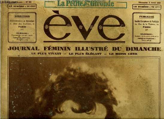 Eve n 601 - Alexandra Roub-Jansky, L'trange Marlne Dietrich, Brodons un peu, La Seine la plus vieille route de France, Gais matins, Les coeurs altiers par Magali, La mre de Goethe, Mary et son fianc par Paul Lacour, Un visage a la fentre par H.G.