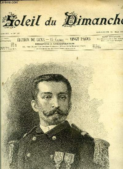 Le soleil du dimanche n 22 - M. Pierre Loti, le nouveau membre de l'acadmie franaise, dessin de M. Kreutzberger, La musique pour tous, Que faire ? par Jules Mary, Salon du champ de Mars - le catchisme au village, tableau de M. Muenier, Les tmoins