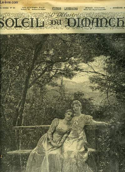 L'illustr, soleil du dimanche n 26 - Le chant du rossignol, Dombey et fils (suite) par Charles Dickens, Monsieur le duc par L. de Tinseau, Les marines de guerre, une course de canos, Le naturalisme au thatre par Ferdinand Brunetire, Catherine Blum