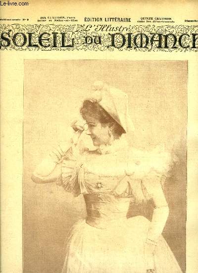 L'illustr, soleil du dimanche n 9 - Pierrette, La petite danseuse par Marua Josefovna, Conte bleu par M. d'Avze, Le drame de la rue Canivet par Mlandri, Un drawing-room a la cour d'Angleterre, Dombey et fils (suite) par Charles Dickens