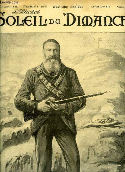 L'illustr, soleil du dimanche n 14 - Le gnral Joubert, mort a Prtoria le 28 mars 1900, Impressions de printemps par A. Theuriet, La voie douloureuse par Jeanne Bral, Tableau de genre par L. Amy, Les anctres par Jacques Daurelle, Le discours du Roy