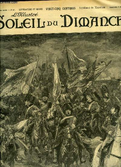 L'illustr, soleil du dimanche n 41 - Exposition dcennale des beaux arts - les drapeaux de la grande arme, L'autre par Paul et Victor Margueritte, Devant le cinmatographe par Maurice Normand, La signature par Edmond Frank, L'tang des morts