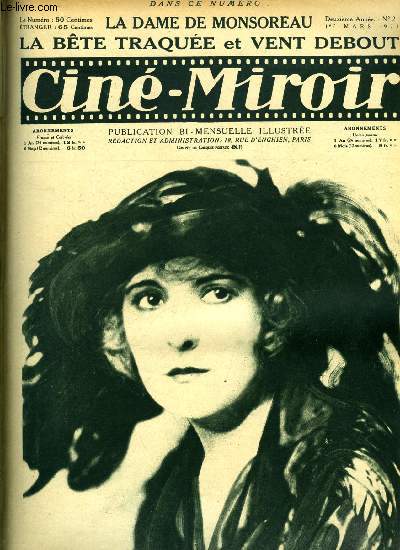 Cin-miroir n 21 - Pearl white, La bte traque, La ferie au cinma, La dame de Monsoreau, Batling siki dbut a l'cran, Vient debout