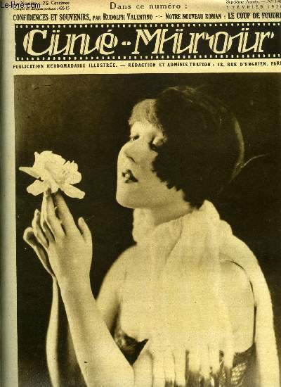 Cin-miroir n 148 - Catherine Hessling, la vedette d'Yvette, que nous applaudirons prochainement dans La petite fille aux allumettes, Douglas Fairbanks dans Le Gaucho, Nos grands champions et le cinma, Falconett et Simone Genevois nous disent