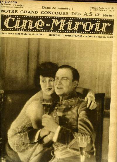 Cin-miroir n 192 - Vivan Gibson et Paul Richter dans Rve d'altesse, Amours, souffrances et aventures des stars d'Hollywood, Prfrez vous diriger un artiste masculin ou fminin ? De l'homme ou de la femme, lequel a le plus d'intelligence artistique ?