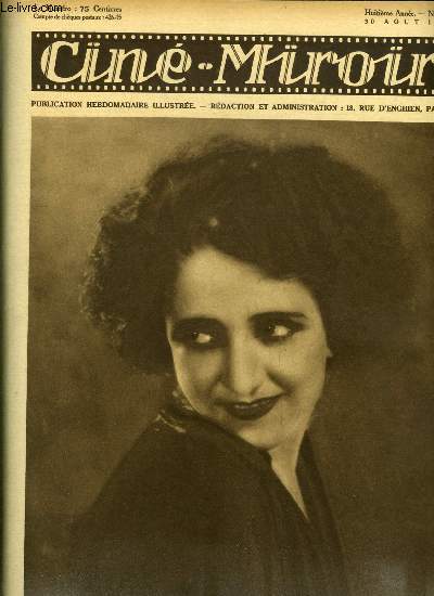 Cin-miroir n 230 - Claudia Victrix dans La tentation, Quand Gloria Swanson reoit, La maison au soleil, Lionel Barrymore, directeur de talkies, L'enfant de Noel, Le film parlant en Angleterre, Togo, Domino noir ?, Quelle nuit !