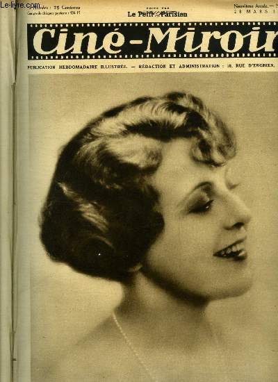 Cin-miroir n 260 - Mady Christians qui joue le role principal de Madame l'ambassadeur, Pour un office national du cinma, Le baiser, Une femme qui tombe, L'homme qui n'a pas voulu poser, Parade d'amour, Ceux qui ont fait la guerre, Pirate malgr lui