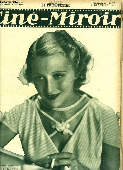 Cin-miroir n 505 - Alice Field dans La reine de Biarritz, Instruisons nous par le film, Tarzan et sa compagne, Thomy Bourdelle l'homme a l'oreille casse, Greta Garbo vue par son partenaire, Zouzou, Votre sourire, Rve ternel