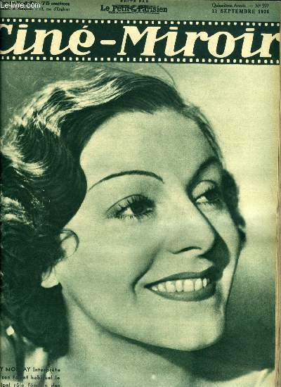 Cin-miroir n 597 - Gaby Morlay interprte avec son talent habituel le principal role fminin des Amants terribles, Un nouveau visage d'Harry Baur : Beethoven, Sept hommes une femme, La vocation de Jean Galland, Le mariage de Jeannette Mac Donald