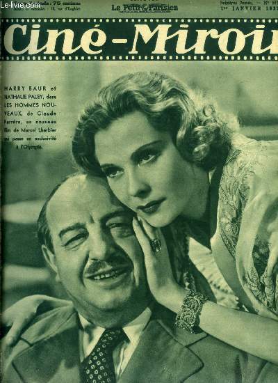 Cin-miroir n 613 - Harry Baur et Nathalie Paley dans Les hommes nouveaux, Sous le signe de l'an nouveau, Le vandale, Deux gars de la marine : Jean Gabin et Marcel Thil, Les prvisions de Jo Brown, San Francisco, Le gnral est mort a l'aube, L'homme