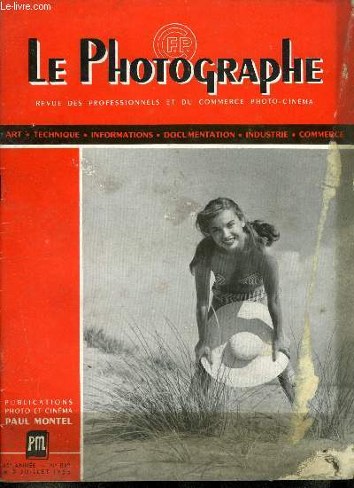 Le photographe n 843 - Lyon a rendu un grandiose hommage aux frres lumire, Nice : les journes mditerranennes de la photo et du cinma, 3-5 juin 1955, A propos de l'tude du march de la photographie professionnelle, en quoi consiste-elle ?