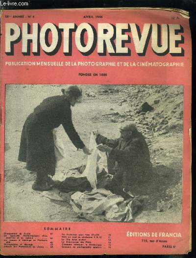 Photo-revue n 4 - Changement de focale, Les appareils stroscopiques d'aujourd'hui et de demain, Les lampes a dcharge en photographie, Photographie et gologie, Abaque des profondeurs de champ, Un projecteur pour vues 24x36, Note au sujet du rvlateur